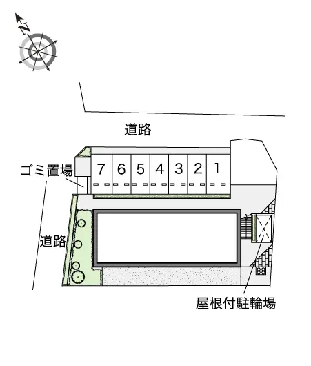 ★手数料０円★町田市小山町　月極駐車場（LP）